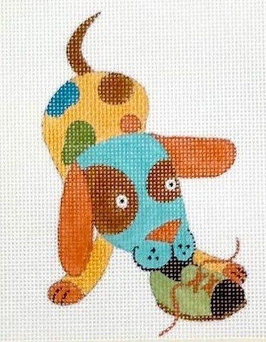 Dog + Shoe - Family Arts Needlework Shop