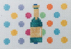 Insert- Champagne, mulit dots