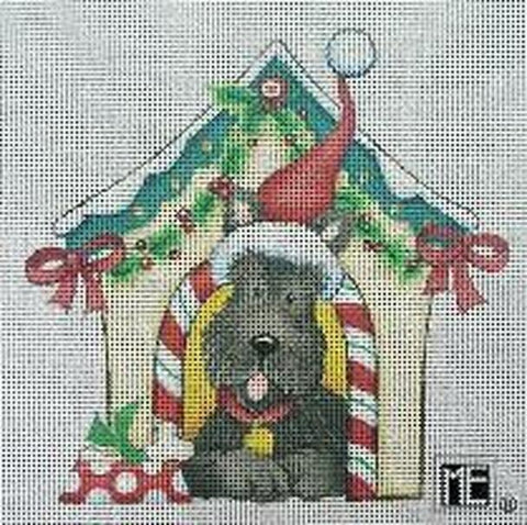 Holiday Scottie - Family Arts Needlework Shop