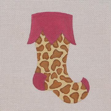 Wild Mini Stocking, Giraffe - Family Arts Needlework Shop