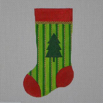 Tree Mini Stocking - Family Arts Needlework Shop