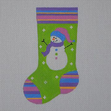 Stocking Hat Snowgirl Mini Stocking - Family Arts Needlework Shop