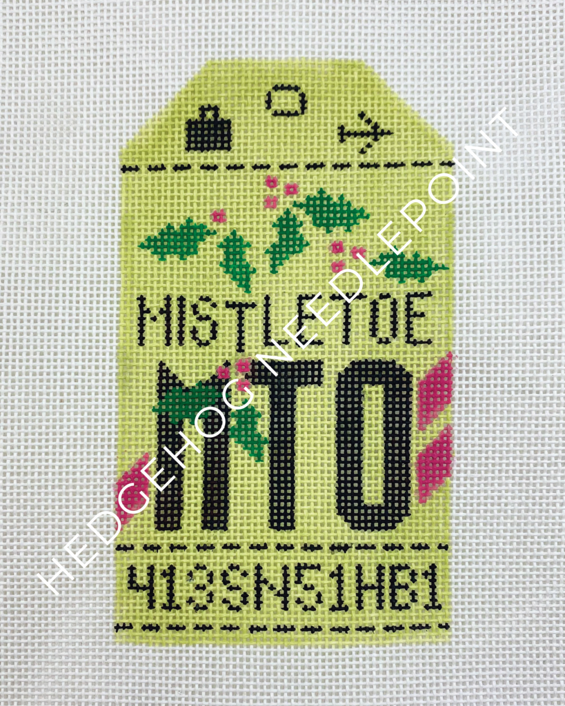 Luggage Tag-Mistletoe
