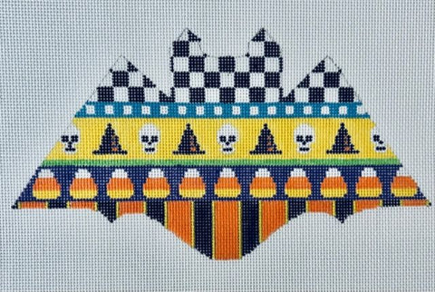 Halloween Bat-Skulls, Witch Hats, Candy Corn
