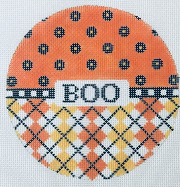 Round Ornament-Boo
