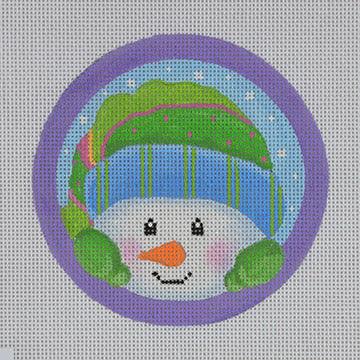 Peeking Snowman - Family Arts Needlework Shop