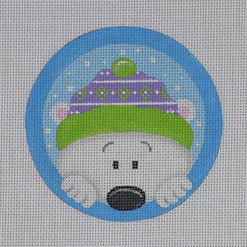 Peeking Polar Bear - Family Arts Needlework Shop