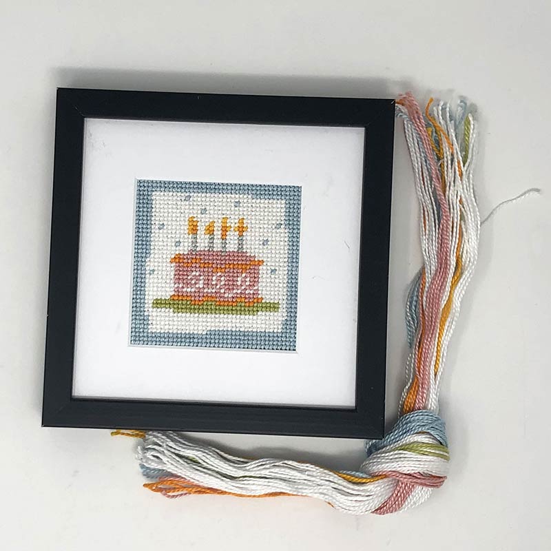 Self Finishing Kit 1st Stitch-Birthday Cake