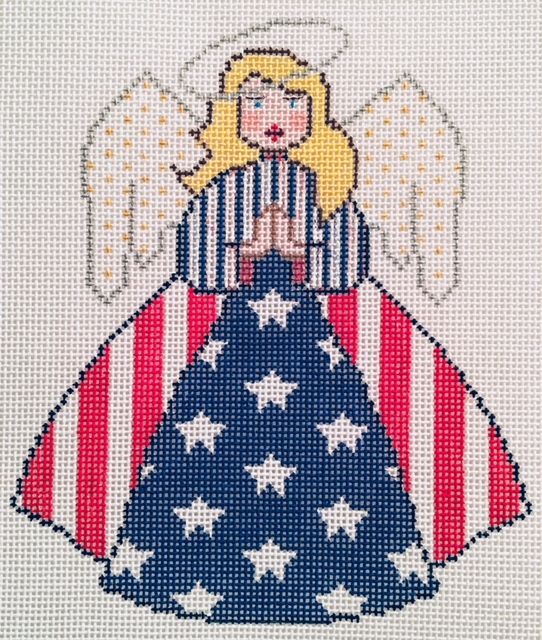 Patriotic Angel-Stars and Stripes