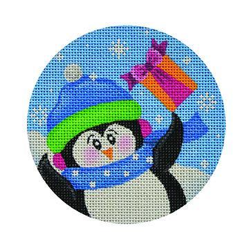 Balancing Present Penguin - Family Arts Needlework Shop