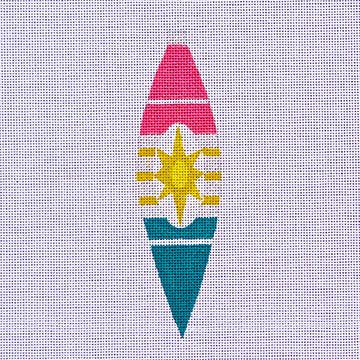 Teardrop - Pink & Green - Family Arts Needlework Shop