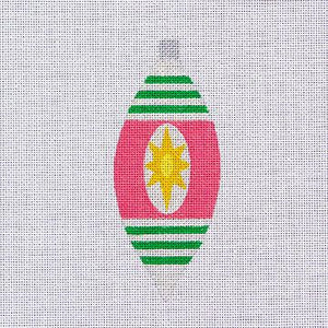 Teardrop Wide - Pink & Green - Family Arts Needlework Shop