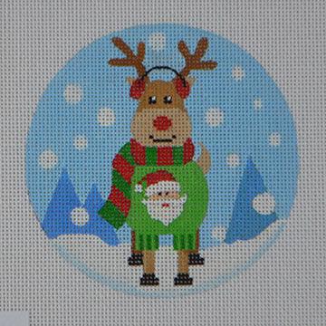 Santa Sweater Reindeer - Family Arts Needlework Shop