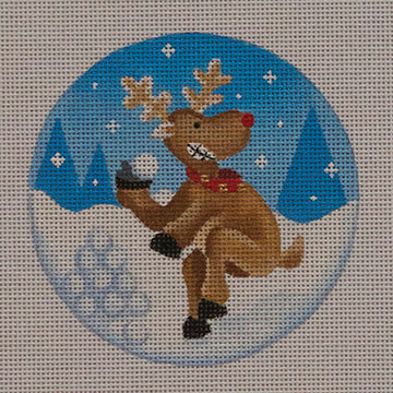 Reindeer: Snowball Throwing Reindeer