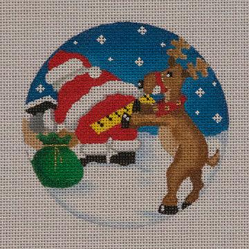 Measuring Santa Reindeer - Family Arts Needlework Shop