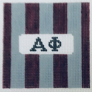 Sorority Square Rugby Stripes-Alpha Phi