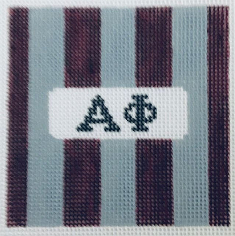 Sorority Square Rugby Stripes-Alpha Phi