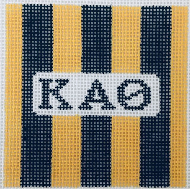 Sorority Square Rugby Stripes-Kappa Alpha Theta