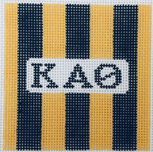 Sorority Square Rugby Stripes-Kappa Alpha Theta