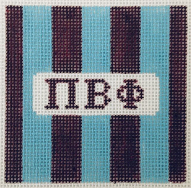 Sorority Square Rugby Stripes-Pi Beta Phi
