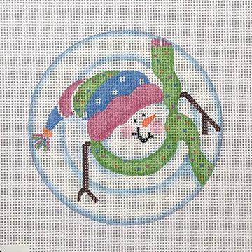 Stacked Snowman Sarah - Family Arts Needlework Shop