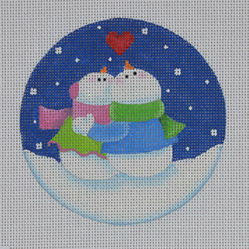 Snowman: Gazing Snow Couple