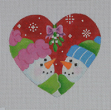 Snowman: Mistletoe Couple