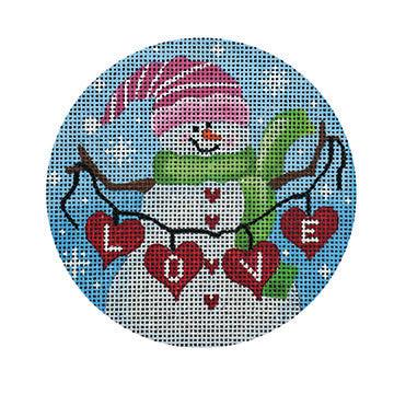 Snowman of the Month, February - Family Arts Needlework Shop