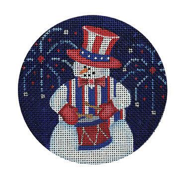 Snowman of the Month, July - Family Arts Needlework Shop