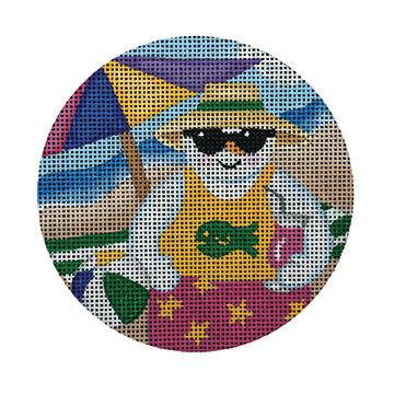 Snowman of the Month, August - Family Arts Needlework Shop