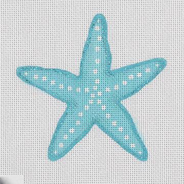 Seaside Starfish (Turq) - Family Arts Needlework Shop