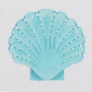 Seaside Scallop (Turq) - Family Arts Needlework Shop
