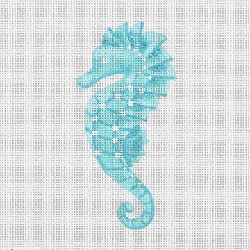 Seaside Seahorse (Turq) - Family Arts Needlework Shop