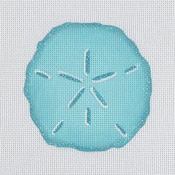 Seaside Sand Dollar, (Turq) - Family Arts Needlework Shop