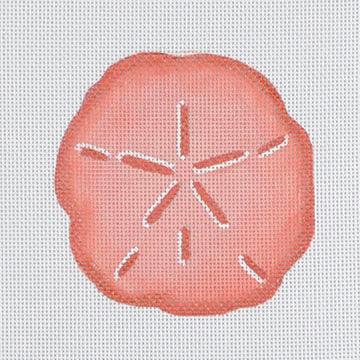 Seaside Sand Dollar, Coral - Family Arts Needlework Shop