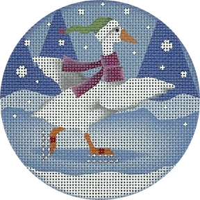 Winter Animals: Skating Duck