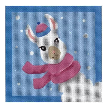 Winter Animal Squares: Llama