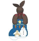 Mini Socks with Inserts - Wishful Thinking with Bunny - Family Arts Needlework Shop