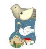 Mini Socks with Inserts - Bethlehem with Dove - Family Arts Needlework Shop
