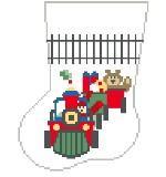 Mini Sock - Medium - Train - Family Arts Needlework Shop