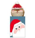 Christmas Treat Bags - Santa Treat Bag with Santa - Family Arts Needlework Shop