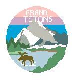 Travel Rounds - Grand Tetons - Family Arts Needlework Shop