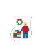 Mini Sock - Small - Lego Christmas Package - Family Arts Needlework Shop