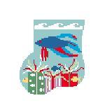 Mini Sock - Small - Beta Fish with Pacakages - Family Arts Needlework Shop