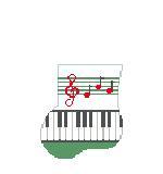 Mini Sock - Small - Piano - Family Arts Needlework Shop