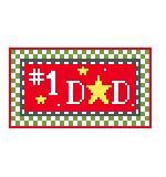 Tiny Inspirations - #1 Dad - Family Arts Needlework Shop