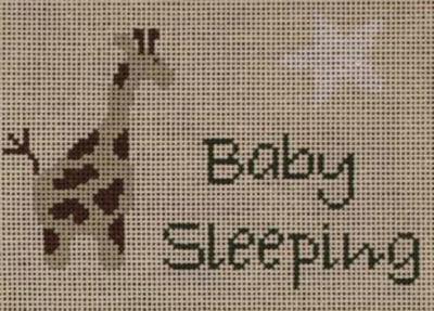 Baby Sleeping - Giraffe - Family Arts Needlework Shop