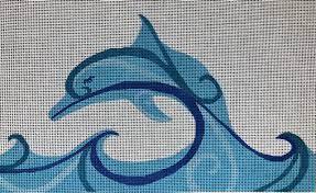 Wave Dolphin - Family Arts Needlework Shop