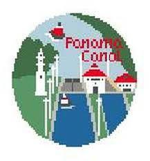 Travel Rounds - Panama Canal - Family Arts Needlework Shop