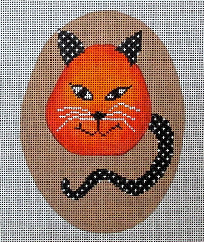 Cheeky Pumpkin Cat - Family Arts Needlework Shop